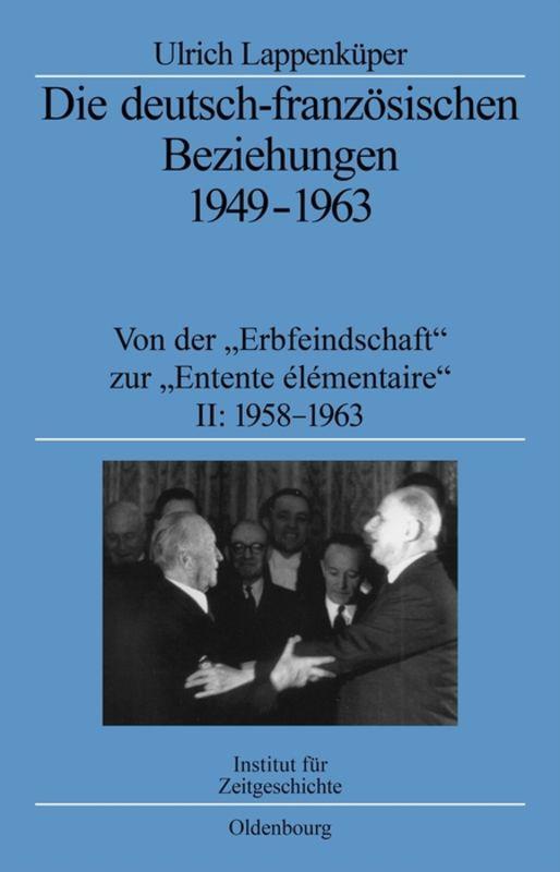 Cover-Bild Die deutsch-französischen Beziehungen 1949-1963