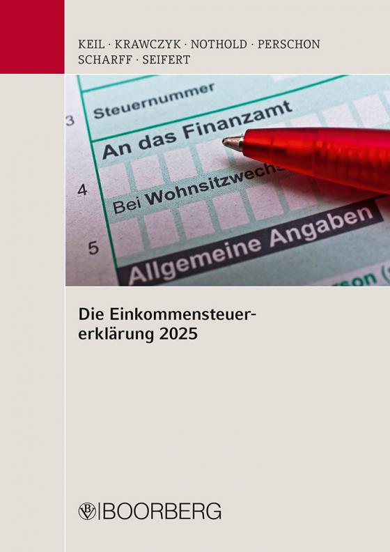 Cover-Bild Die Einkommensteuererklärung 2025