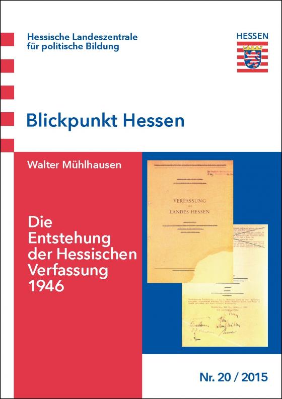 Cover-Bild Die Entstehung der Hessischen Verfassung 1946