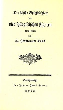 Cover-Bild Die falsche Spitzfindigkeit der vier syllogistischen Figuren /Versuch den Begriff der negativen Größen in die Weltweisheit einzuführen