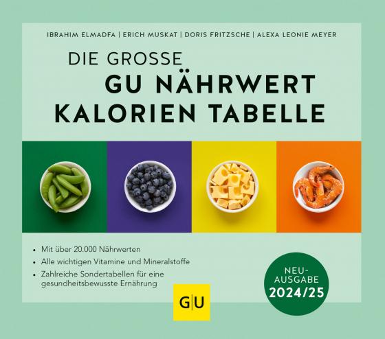 Cover-Bild Die große GU Nährwert-Kalorien-Tabelle 2024/25