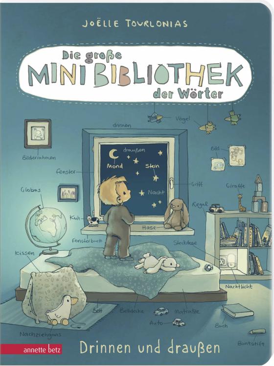 Cover-Bild Die große Mini-Bibliothek der Wörter - Drinnen und draußen: Pappbilderbuch für Kinder ab 24 Monaten (Die Mini-Bibliothek der Wörter)