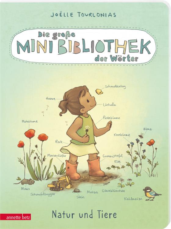 Cover-Bild Die große Mini-Bibliothek der Wörter - Natur und Tiere: Pappbilderbuch für Kinder ab 24 Monaten (Die Mini-Bibliothek der Wörter)