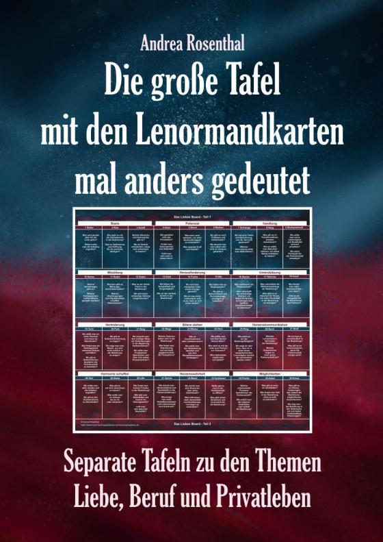 Cover-Bild Die große Tafel mit den Lenormandkarten mal anders gedeutet