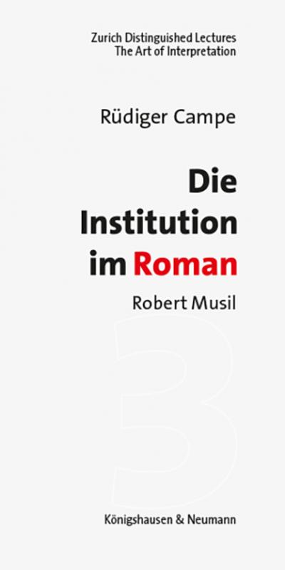 Cover-Bild Die Institution im Roman