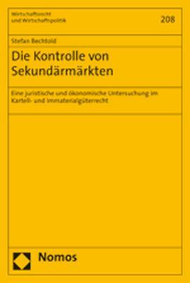 Cover-Bild Die Kontrolle von Sekundärmärkten