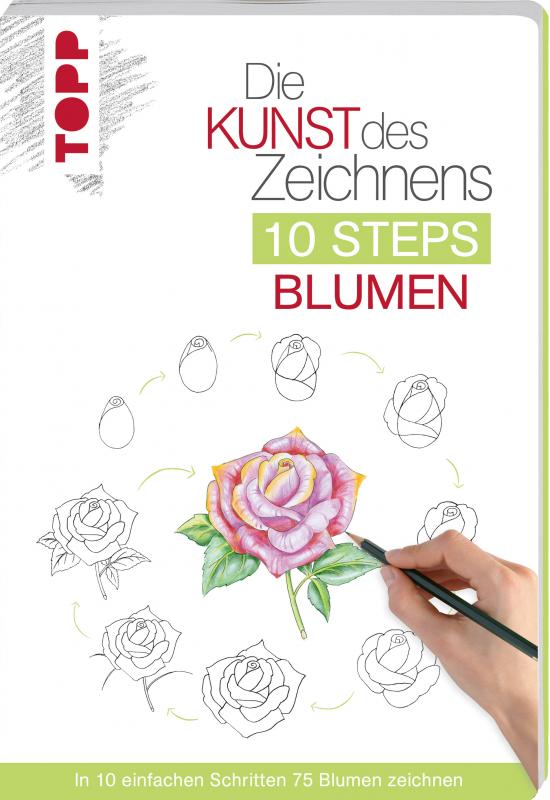 Cover-Bild Die Kunst des Zeichnens 10 Steps - Blumen