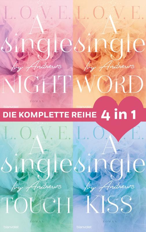 Cover-Bild Die L.O.V.E.-Reihe Band 1-4: A single night / A single word / A single touch / A single kiss (4in1-Bundle)