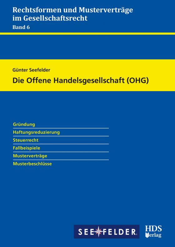 Cover-Bild Die Offene Handelsgesellschaft (OHG)