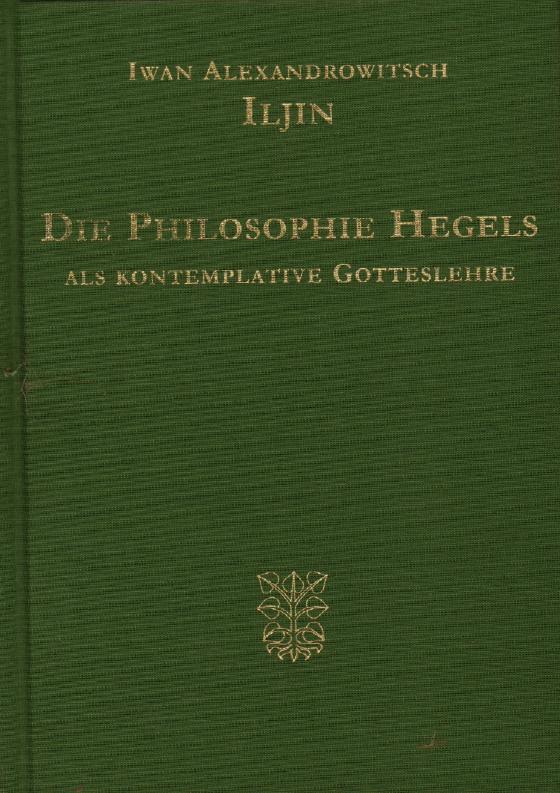 Cover-Bild Die Philosophie Hegels als kontemplative Gotteslehre