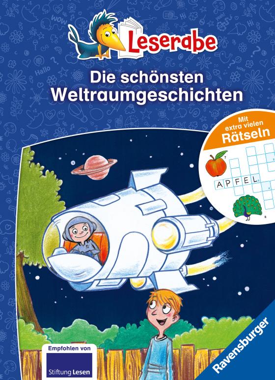 Cover-Bild Die schönsten Weltraumgeschichten mit extra vielen Rätseln - Leserabe ab 1. Klasse - Erstlesebuch für Kinder ab 6 Jahren