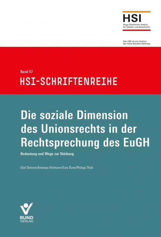 Cover-Bild Die soziale Dimension des Unionrechts in der Rechtsprechung des EuGH