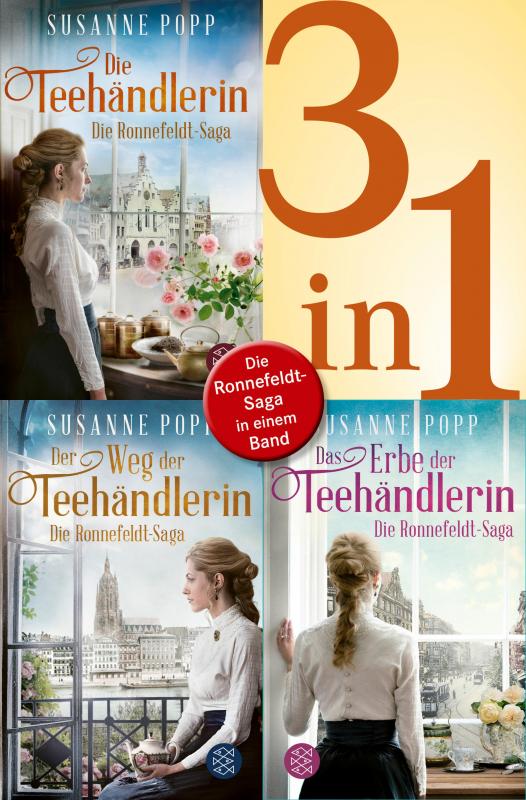 Cover-Bild Die Teehändlerin / Der Weg der Teehändlerin / Das Erbe der Teehändlerin - Die Ronnefeldt-Saga in einem Band
