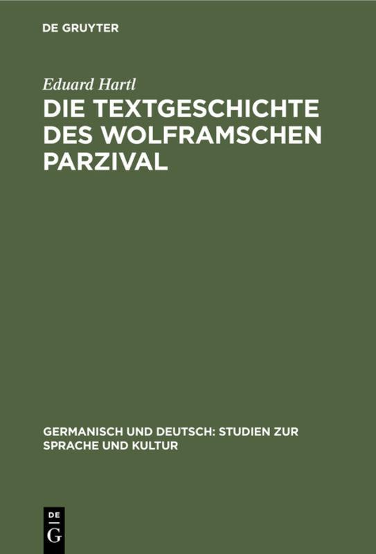Cover-Bild Die Textgeschichte des Wolframschen Parzival