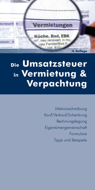 Cover-Bild Die Umsatzsteuer in Vermietung & Verpachtung