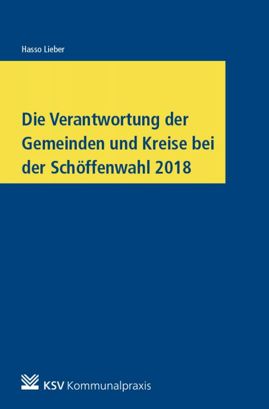 Cover-Bild Die Verantwortung der Gemeinden und Kreise bei der Schöffenwahl 2018