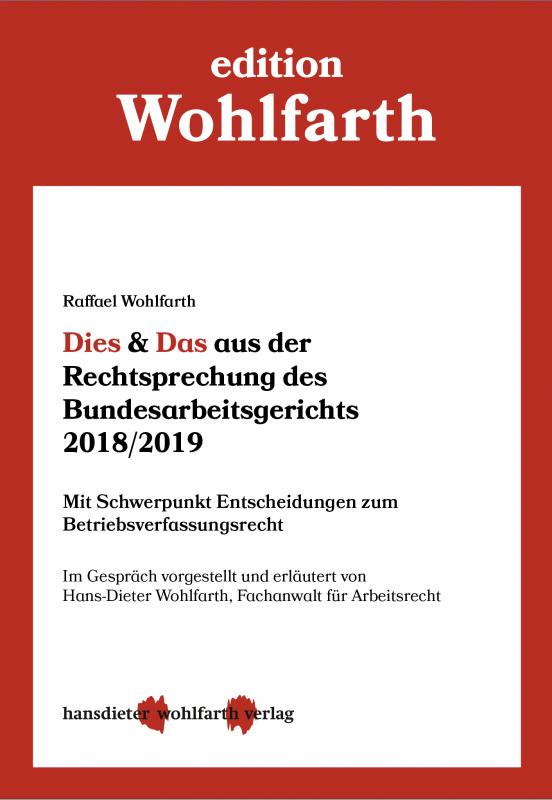 Cover-Bild Dies & Das aus der Rechtsprechung des Bundesarbeitsgerichts 2018/2019