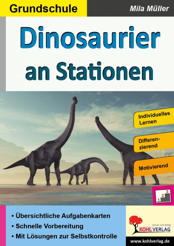 Cover-Bild Dinosaurier an Stationen / Grundschule