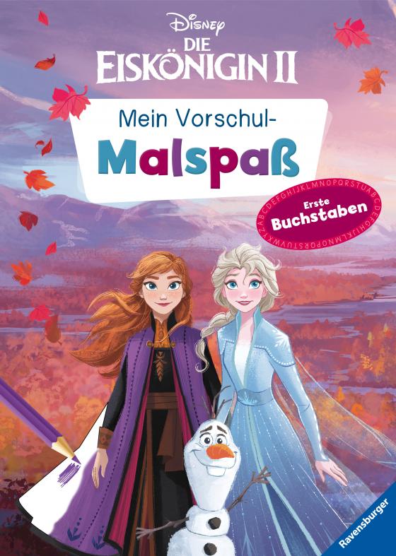 Cover-Bild Disney Die Eiskönigin 2: Mein Vorschulmalspaß. Erste Buchstaben