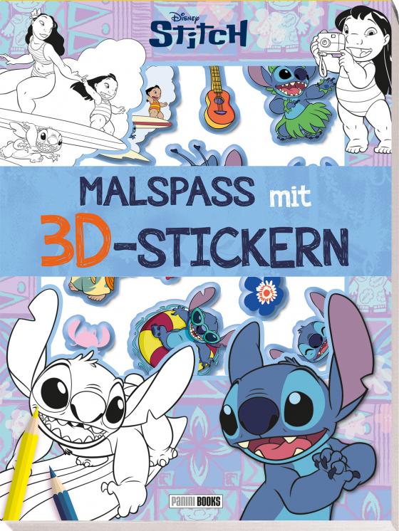 Cover-Bild Disney Stitch: Malspaß mit 3D-Stickern