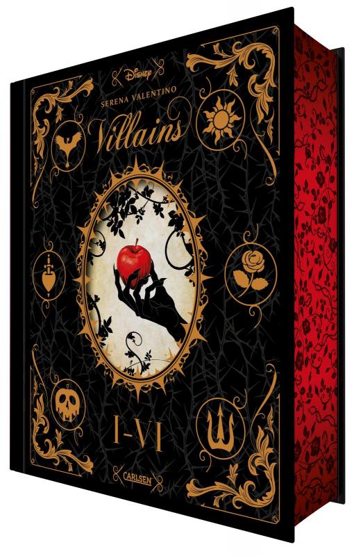 Cover-Bild Disney Villains: Villains Band I-VI: Luxusausgabe mit Farbschnitt im düsteren Dark-Fantasy-Setting