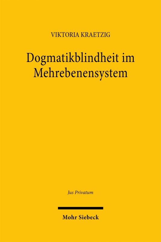 Cover-Bild Dogmatikblindheit im Mehrebenensystem