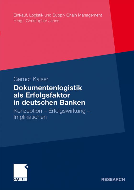 Cover-Bild Dokumentenlogistik als Erfolgsfaktor in deutschen Banken