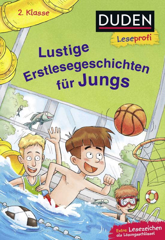 Cover-Bild Duden Leseprofi – Lustige Erstlesegeschichten für Jungs, 2. Klasse (Doppelband)