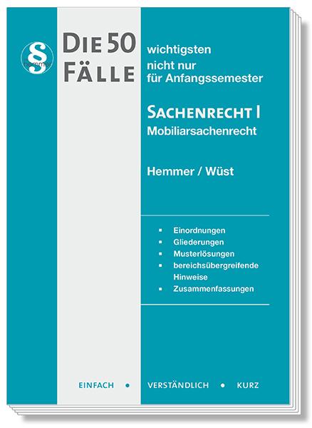 Cover-Bild eBook Die 50 wichtigsten Faelle Sachenrecht I