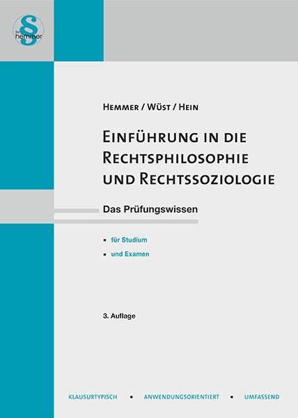 Cover-Bild eBook Einfuehrung in die Rechtsphilosophie und Rechtssoziologie