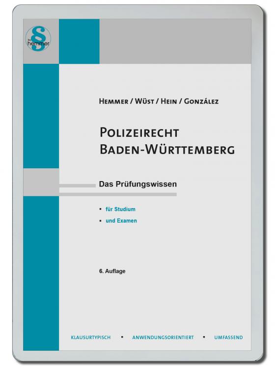 Cover-Bild eBook Polizeirecht Baden-Württemberg