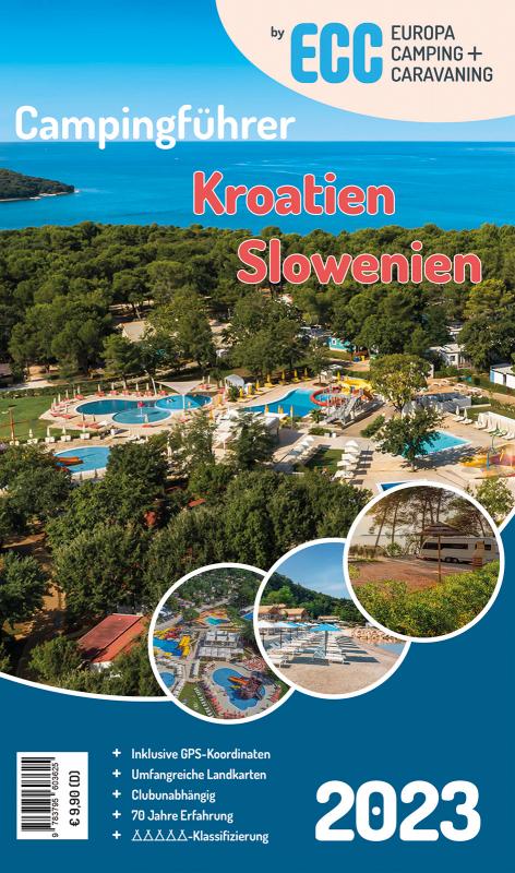 Cover-Bild ECC Campingführer Kroatien / Slowenien 2023
