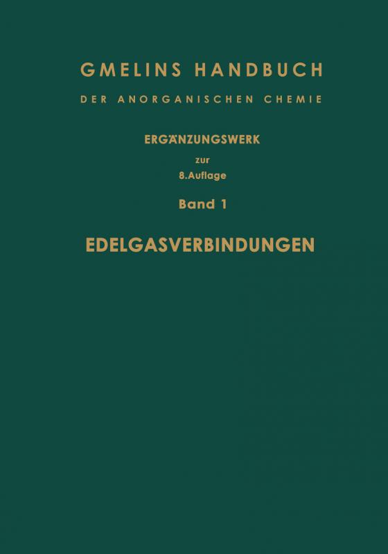 Cover-Bild Edelgasverbindungen