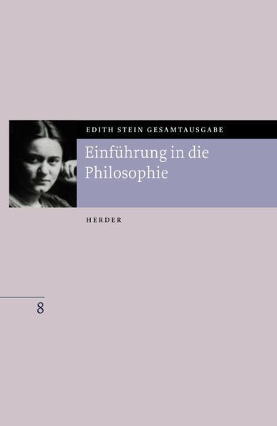 Cover-Bild Edith Stein Gesamtausgabe / B: Philosophische Schriften