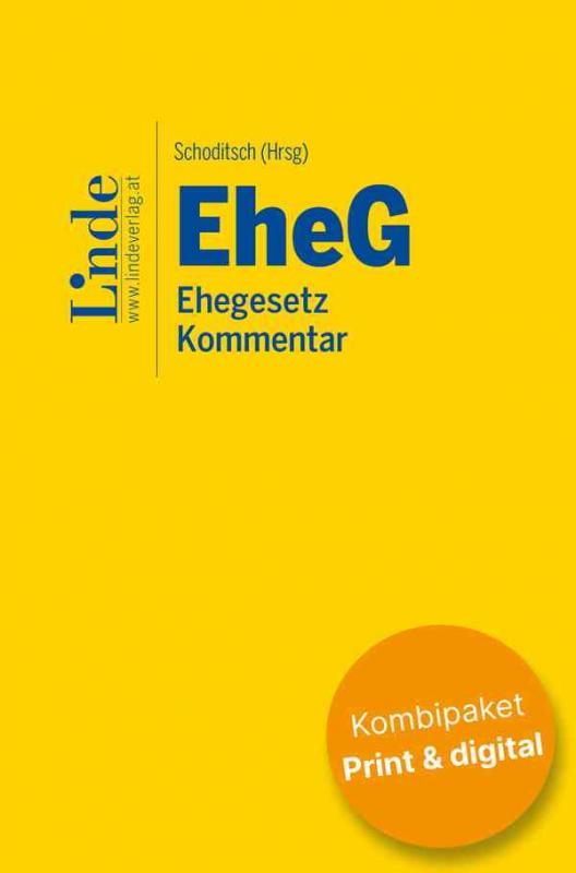 Cover-Bild EheG | Ehegesetz (Kombi Print&digital)