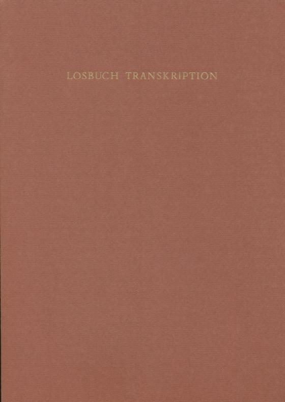 Cover-Bild Ein Losbuch Konrad Bollstatters