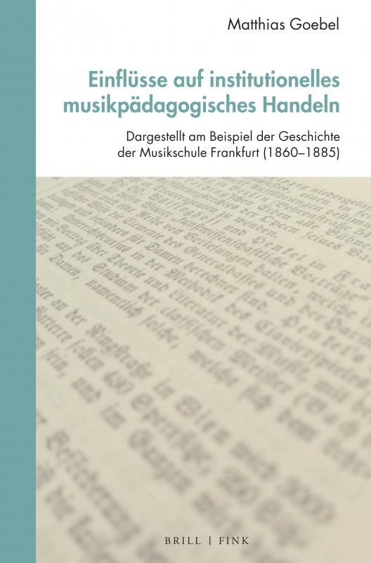 Cover-Bild Einflüsse auf institutionelles musikpädagogisches Handeln