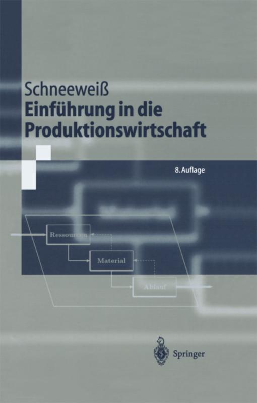 Cover-Bild Einführung in die Produktionswirtschaft