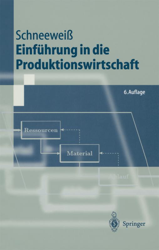 Cover-Bild Einführung in die Produktionswirtschaft