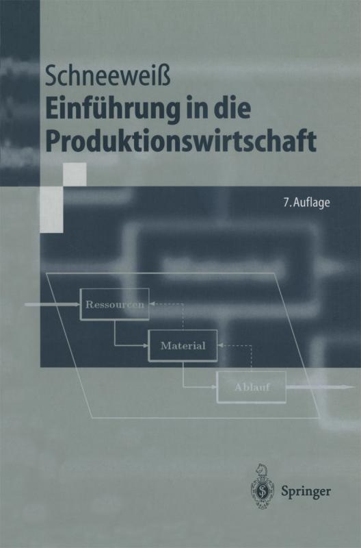Cover-Bild Einführung in die Produktionswirtschaft