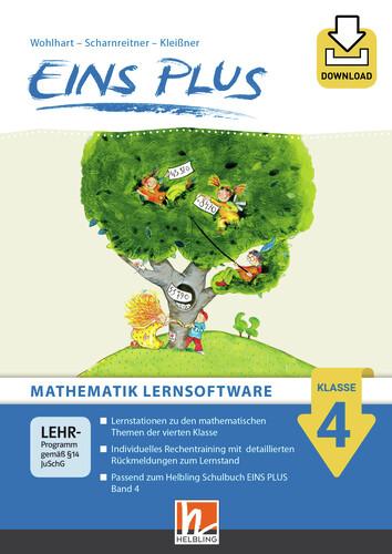 Cover-Bild EINS PLUS 4 Mathematik Lernsoftware - Box mit Booklet und Download-Code