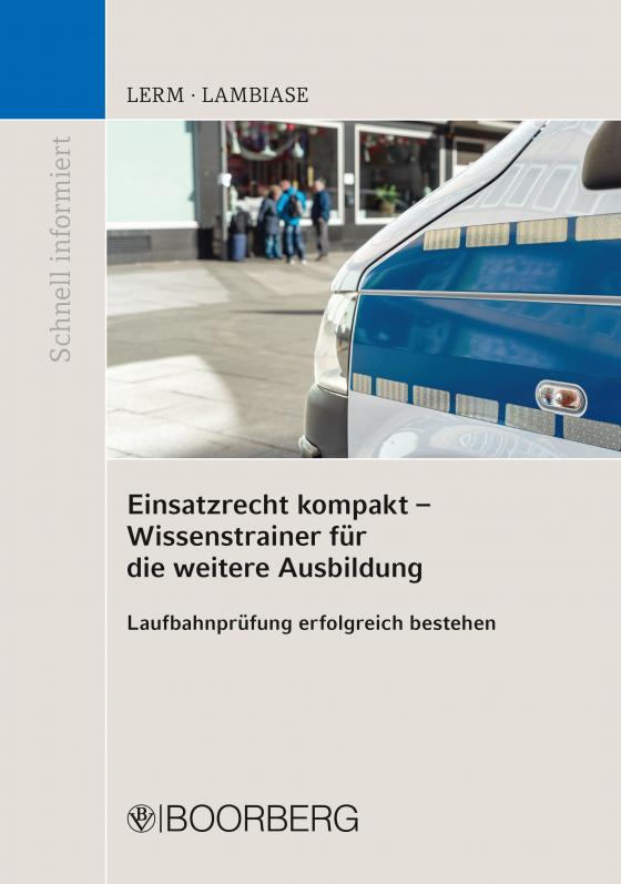 Cover-Bild Einsatzrecht kompakt - Wissenstrainer für die weitere Ausbildung