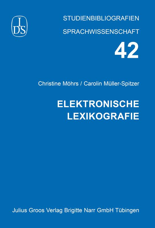 Cover-Bild Elektronische Lexikografie