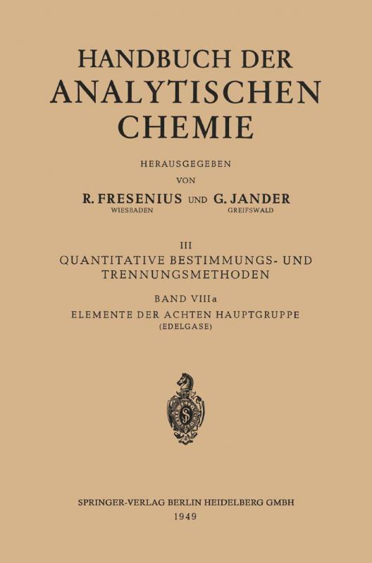 Cover-Bild Elemente der Achten Hauptgruppe