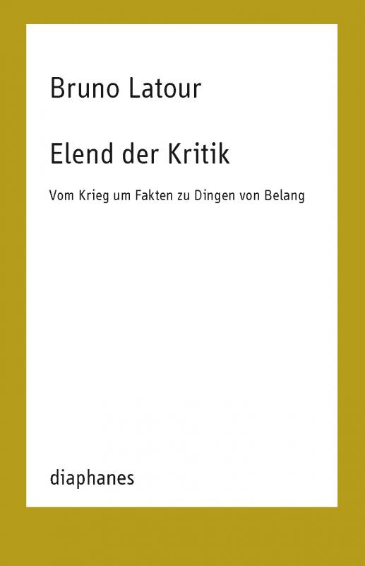 Cover-Bild Elend der Kritik
