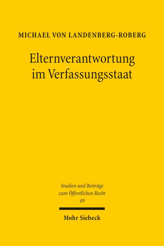Cover-Bild Elternverantwortung im Verfassungsstaat