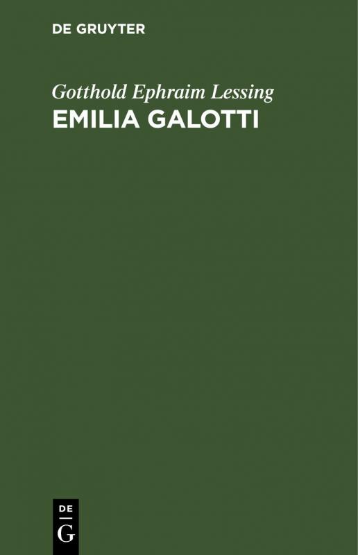 Cover-Bild Emilia Galotti