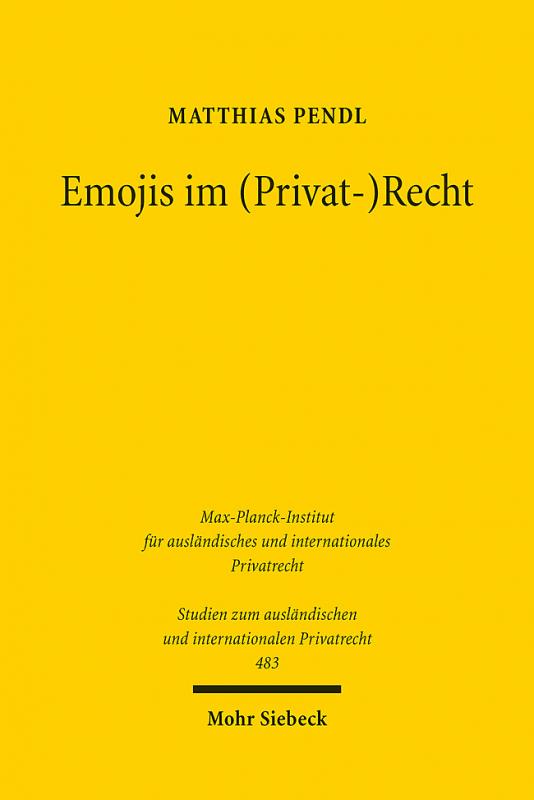Cover-Bild Emojis im (Privat-)Recht