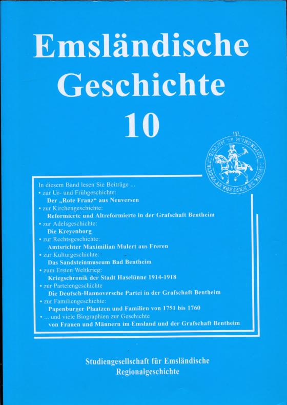 Cover-Bild Emsländische Geschichte 10