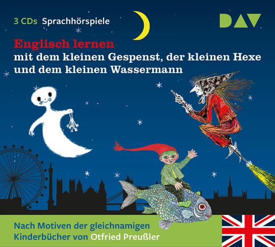 Cover-Bild Englisch lernen mit dem kleinen Gespenst, der kleinen Hexe und dem kleinen Wassermann